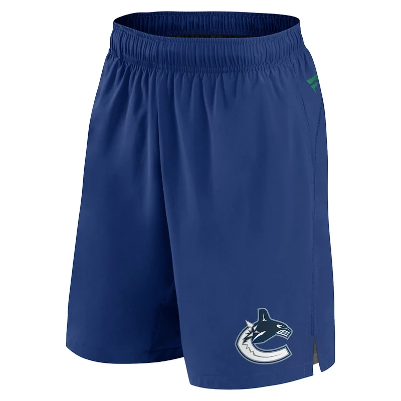 Fanatics Vancouver Canucks Authentic Pro Tech Shorts