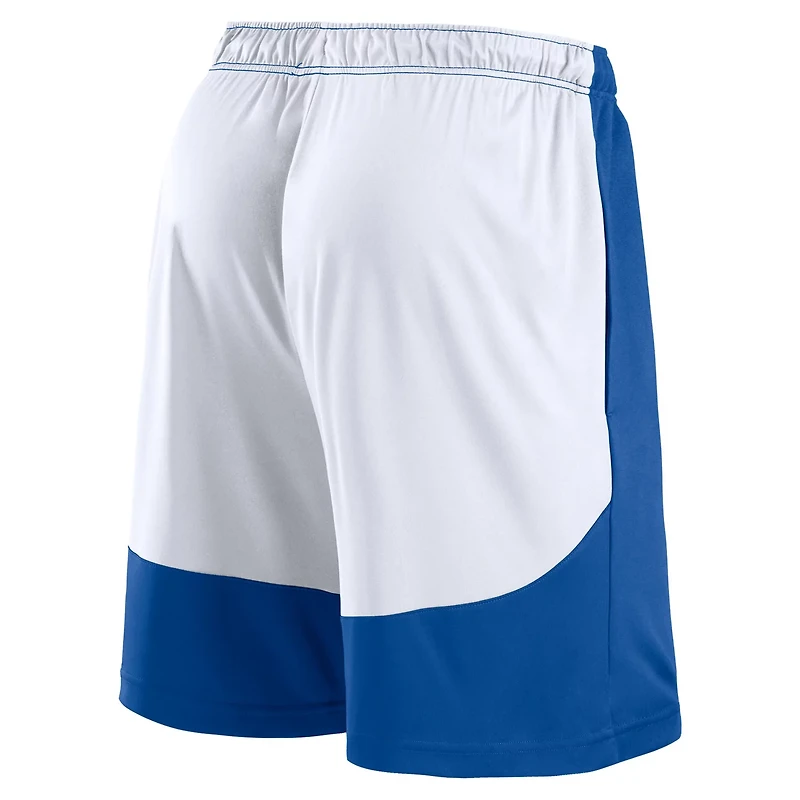 Fanatics White Los Angeles Dodgers Launch Polyester Shorts