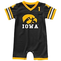 Infant Colosseum Iowa Hawkeyes Bumpo Football Romper