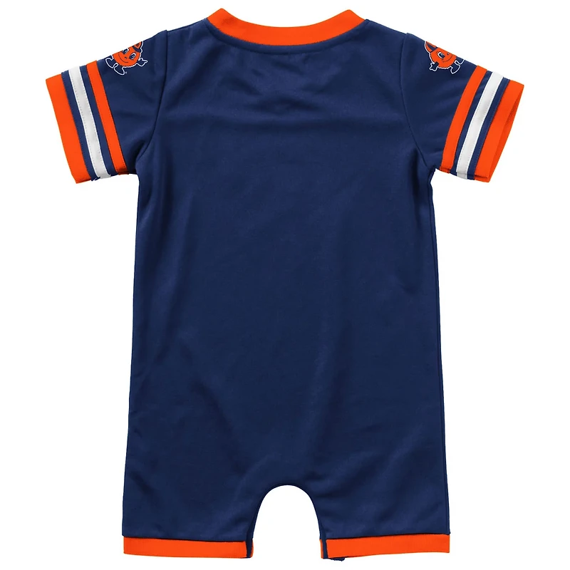 Infant Colosseum Syracuse Orange Bumpo Football Romper