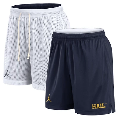 Jordan Brand Navy Michigan Wolverines Primetime Reversible Shorts