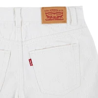 Levi's Girls' Daisy Textured A-Line Shorts 3.75