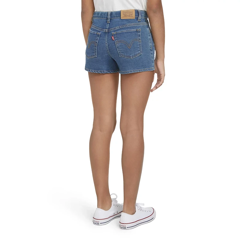 Levi's Girls' Mini Mom Denim Shorts