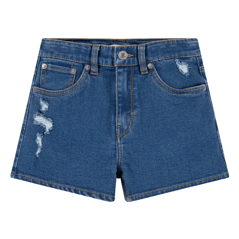 Levi's Girls' Mini Mom Denim Shorts