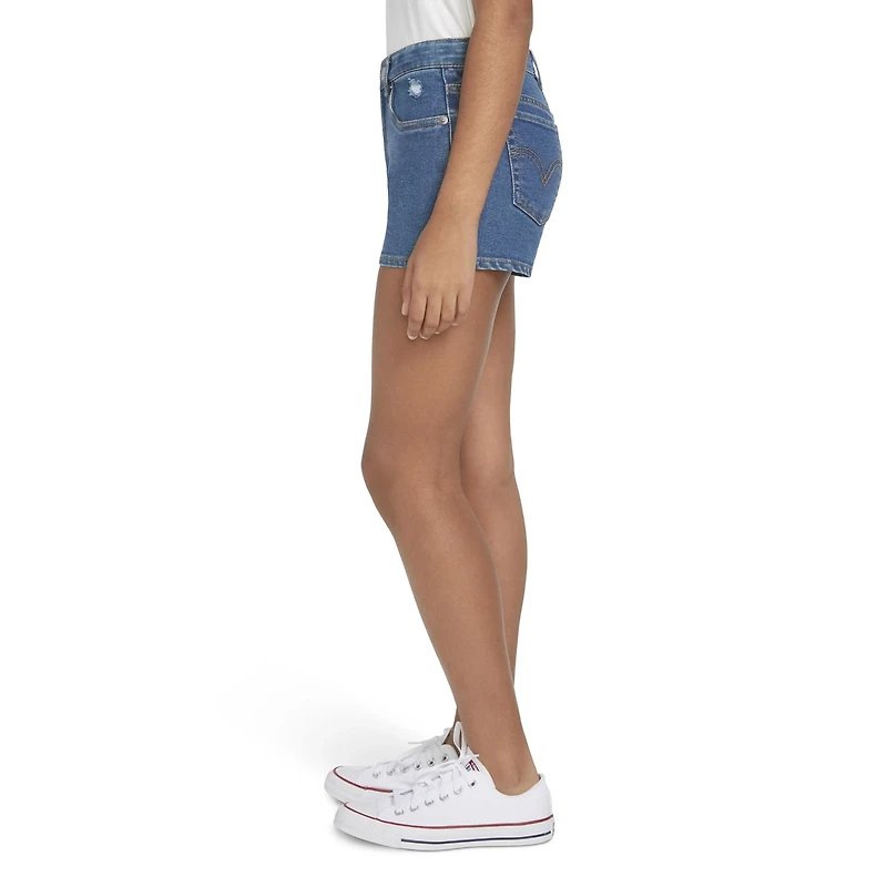 Levi's Girls' Mini Mom Denim Shorts