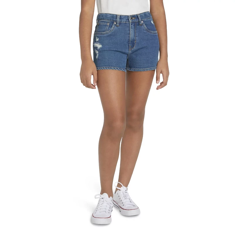 Levi's Girls' Mini Mom Denim Shorts
