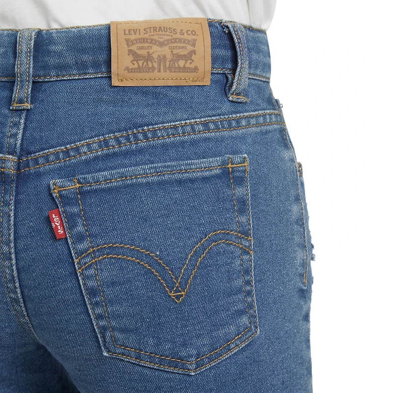 Levi's Girls' Mini Mom Denim Shorts