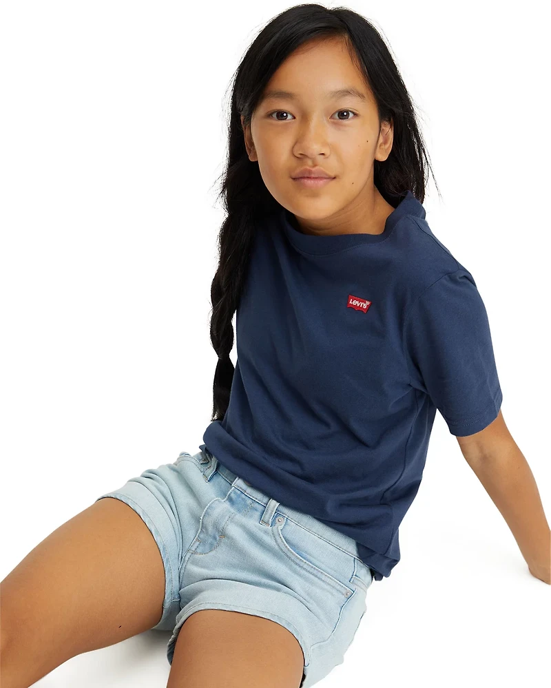 Levi's Girls' Mini Mom Shorts 3.25