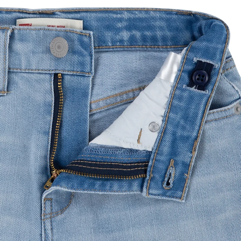 Levi's Girls' Mini Mom Shorts 3.25