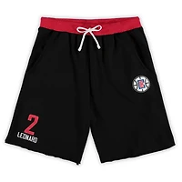 Majestic Kawhi Leonard LA Clippers Big  Tall French Terry Name Number Shorts