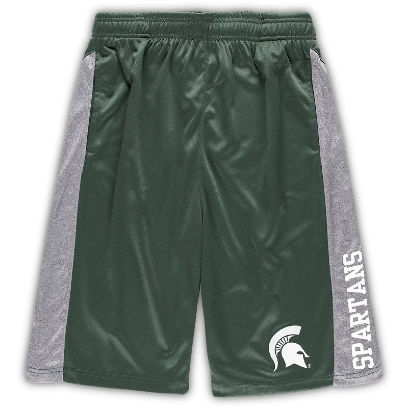 Michigan State Spartans Big  Tall Textured Shorts
