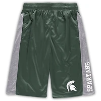 Michigan State Spartans Big  Tall Textured Shorts