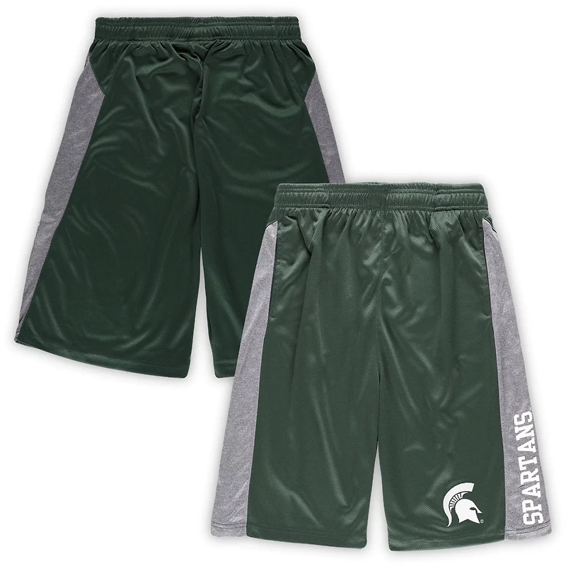 Michigan State Spartans Big  Tall Textured Shorts