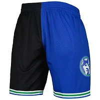 Mitchell  Ness /Blue Minnesota Timberwolves Hardwood Classics 1993 Split Swingman Shorts