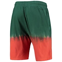 Mitchell  Ness /Green Miami Hurricanes Tie-Dye Shorts