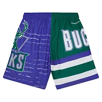Mitchell  Ness /Hunter Green Milwaukee Bucks Jumbotron 30 Shorts