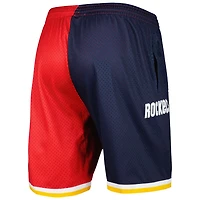 Mitchell  Ness /Red Houston Rockets Hardwood Classics 1993 Split Swingman Shorts
