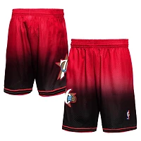 Mitchell  Ness /Red Philadelphia 76ers 2000/01 Hardwood Classics Fadeaway Reload 30 Swingman Shorts