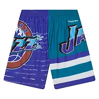 Mitchell  Ness /Turquoise Utah Jazz Jumbotron 30 Shorts