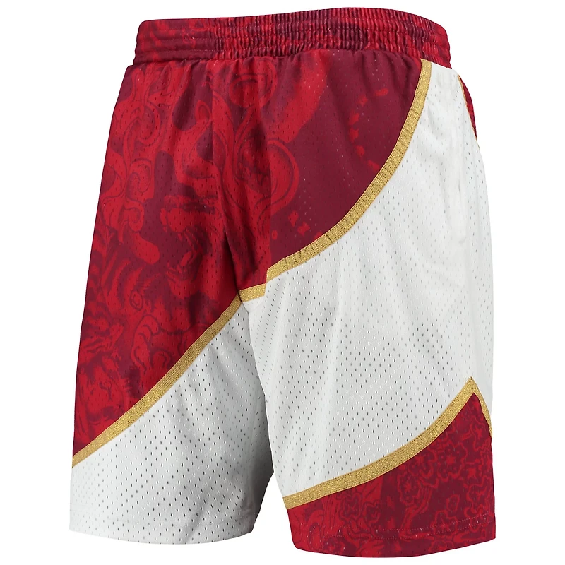 Mitchell  Ness Atlanta Hawks Hardwood Classics Lunar New Year Swingman Shorts
