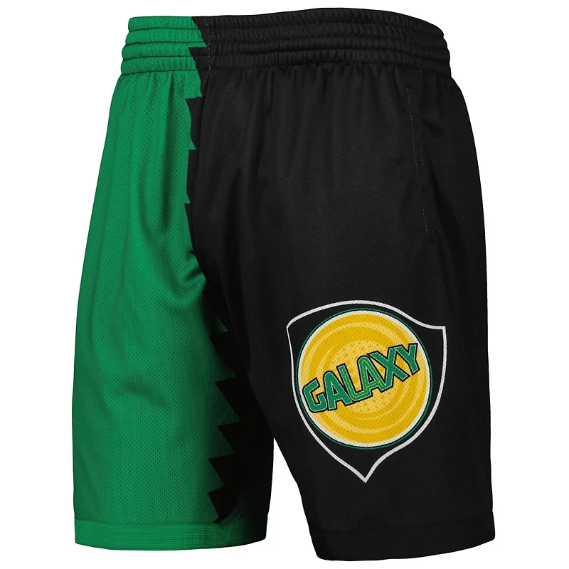 Mitchell Ness Black LA Galaxy Swingman Shorts