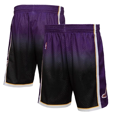 Mitchell Ness Black Los Angeles Lakers 2009 10 Hardwood Classics Fadeaway Reload 30 Swingman Shorts