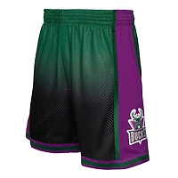 Mitchell  Ness Black Milwaukee Bucks 1996 97 Hardwood Classics Fadeaway Reload 30 Swingman Shorts