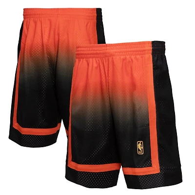 Mitchell  Ness Black New York Knicks 1996 97 Hardwood Classics Fadeaway Reload 30 Swingman Shorts