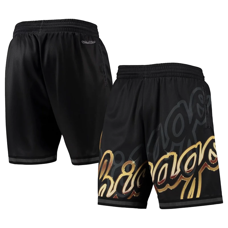 Mitchell Ness Chicago Bulls Big Face 40 Fashion Shorts