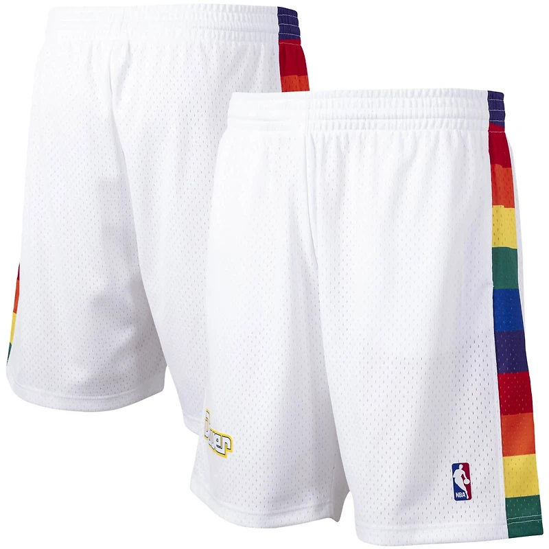Mitchell  Ness Denver Nuggets Hardwood Classics Primary Logo Swingman Shorts