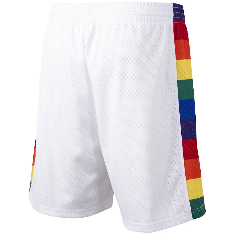 Mitchell  Ness Denver Nuggets Hardwood Classics Primary Logo Swingman Shorts