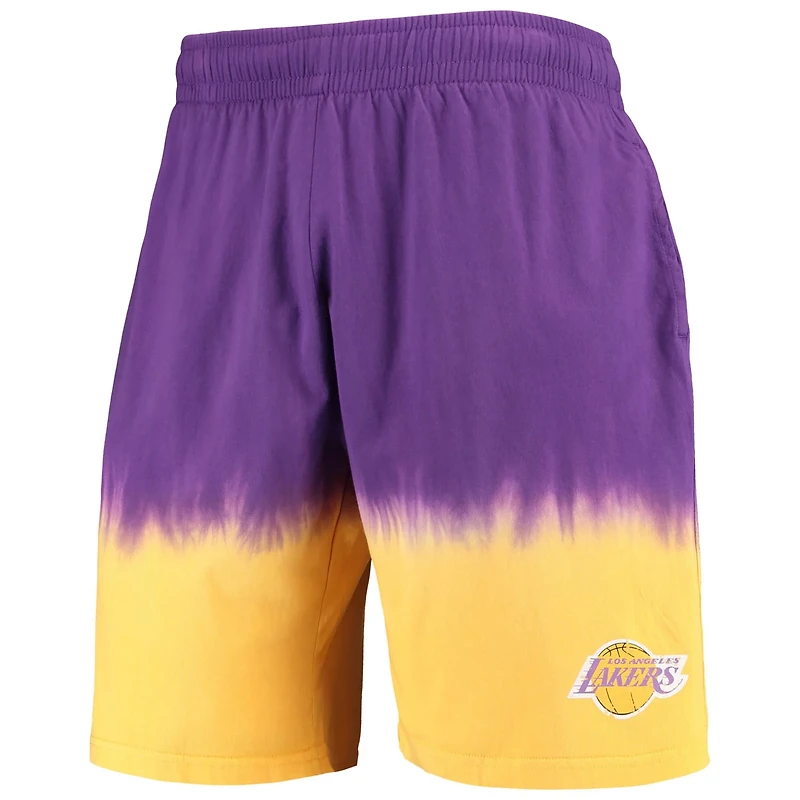 Mitchell  Ness Gold Los Angeles Lakers Hardwood Classics Authentic Shorts