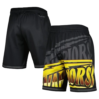 Mitchell Ness Golden State Warriors Big Face 40 Fashion Shorts