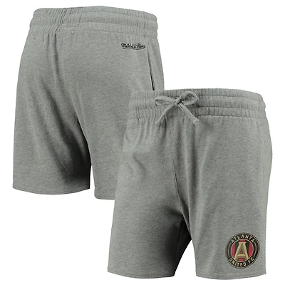 Mitchell  Ness Heathered Gray Atlanta United FC Logo Shorts