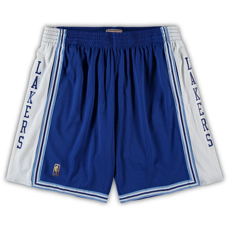 Mitchell Ness Los Angeles Lakers Big Tall Hardwood Classics Team Swingman Shorts