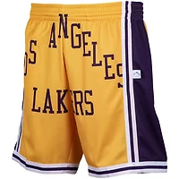 Mitchell  Ness Los Angeles Lakers Hardwood Classics Big Face 20 Shorts