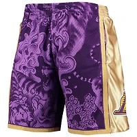 Mitchell  Ness Los Angeles Lakers Hardwood Classics Lunar New Year Swingman Shorts