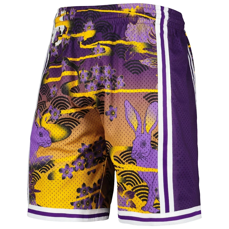 Mitchell  Ness Los Angeles Lakers Lunar New Year Swingman Shorts