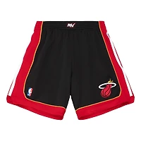 Mitchell  Ness Miami Heat 2012-13 Hardwood Classics Road Replica Shorts