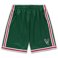Mitchell Ness Milwaukee Bucks Big Tall Hardwood Classics Team Swingman Shorts