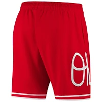 Mitchell  Ness Ohio State Buckeyes Team ID Current Logo Mesh Shorts