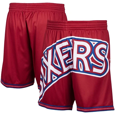 Mitchell  Ness Philadelphia 76ers Hardwood Classics Big Face 20 Shorts