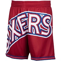 Mitchell  Ness Philadelphia 76ers Hardwood Classics Big Face 20 Shorts