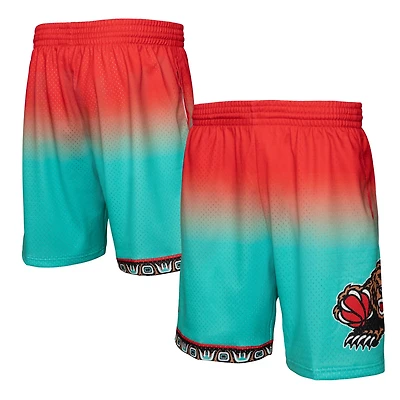 Mitchell  Ness Teal Vancouver Grizzlies 1996 97 Hardwood Classics Fadeaway Reload 30 Swingman Shorts