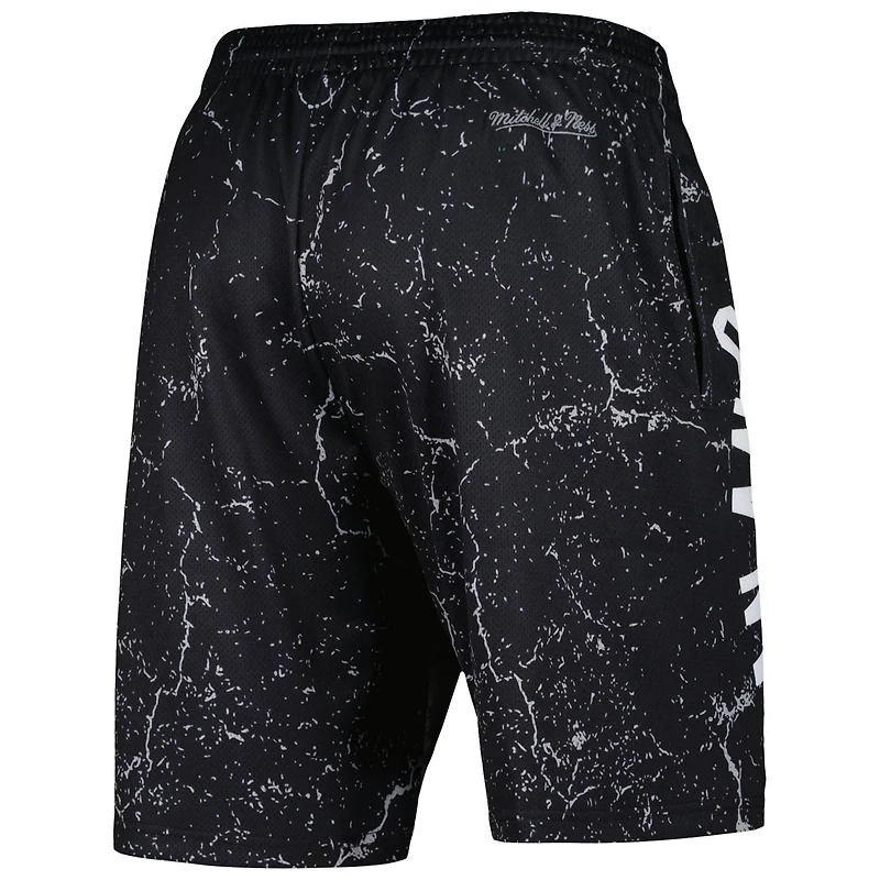 Mitchell Ness Tim Duncan San Antonio Spurs Hardwood Classics Player Burst Shorts