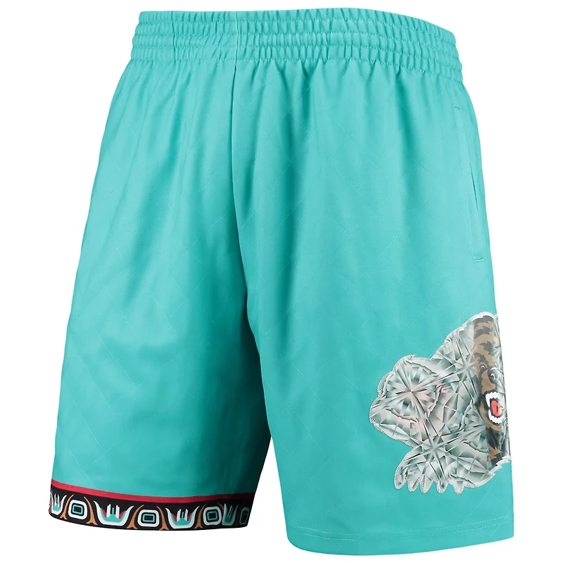 Mitchell  Ness Vancouver Grizzlies 1996 Hardwood Classics 75th Anniversary Swingman Shorts
