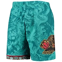 Mitchell  Ness Vancouver Grizzlies Hardwood Classics Lunar New Year Swingman Shorts