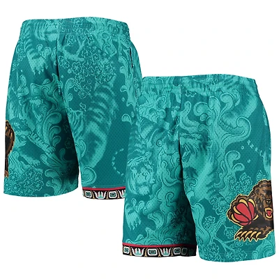Mitchell  Ness Vancouver Grizzlies Hardwood Classics Lunar New Year Swingman Shorts