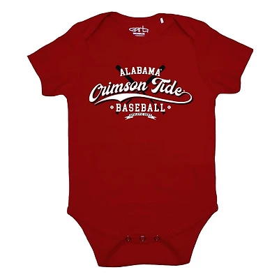 Newborn Infant Garb Alabama Tide Otis Baseball Bodysuit