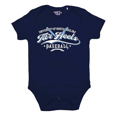 Newborn Infant Garb North Carolina Tar Heels Otis Baseball Bodysuit
